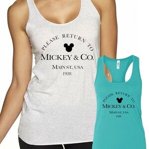 Disney Mickey & Co. tank top - Tiffany and Co. theme